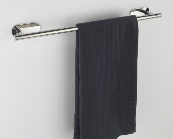 Ścienny uchwyt na ręczniki ze stali nierdzewnej Wenko Orea Rail Turbo-Loc®