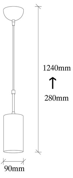 Lampa wisząca w kolorze złota Opviq lights Kem