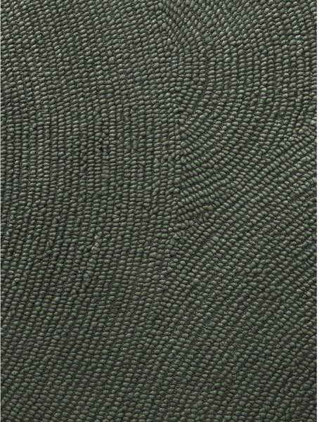 Ciemnozielony wełniany dywan tkany ręcznie 160x230 cm Calmio – Hanse Home