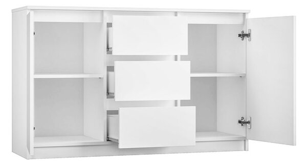 Biała długa komoda 200 cm S3-S94