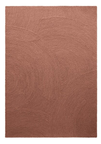 Wełniany dywan tkany ręcznie w kolorze terakoty 80x150 cm Calmio – Hanse Home