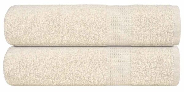 Ręczniki do rąk, frogn, 2 szt., kremowe, 50x100 cm, 360 g/m²