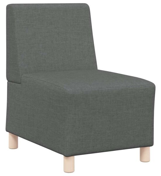 ModuÅowa sofa bez podÅokietnikÃ³w ciemnoszara 55 cm tkanina