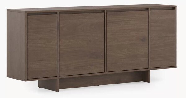Komoda czterodrzwiowa Zolia 180 cm na cokole - orzech elegant