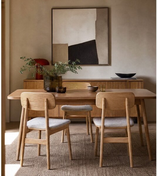 Beżowo-naturalne krzesło Livo – Unique Furniture