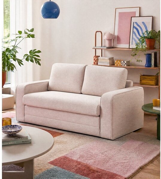 Beżowa rozkładana sofa 160 cm Come – Bobochic Paris