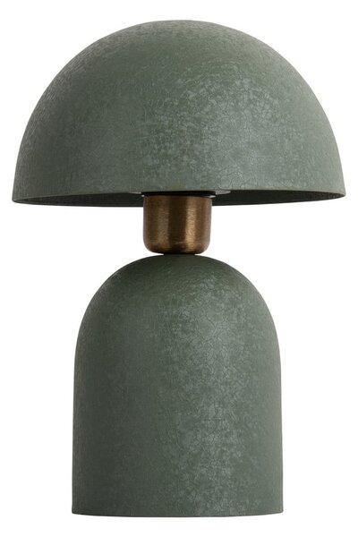 Zielona lampa stołowa z metalowym kloszem (wysokość 30 cm) Boaz – Leitmotiv