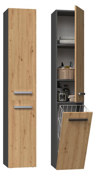 Słupek łazienkowy z koszem na pranie artisan | Umeblowana.com