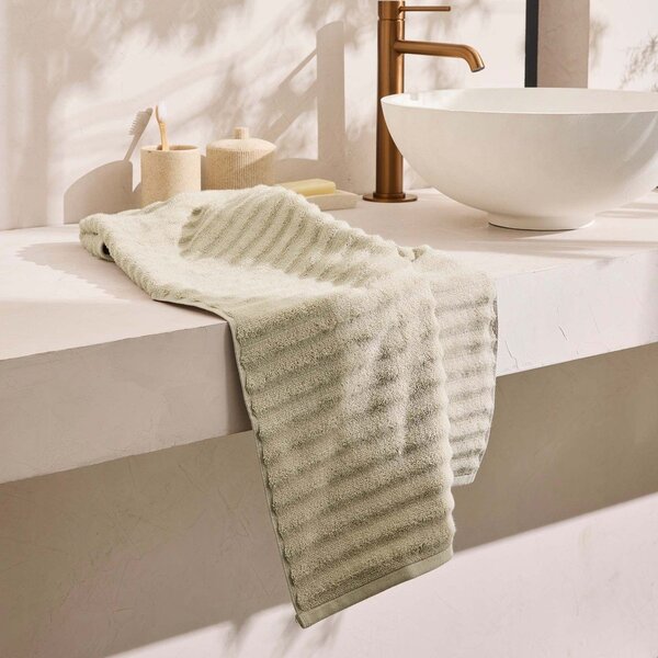 Beżowy bawełniany ręcznik frotte 50x90 cm Maya – douceur d'intérieur