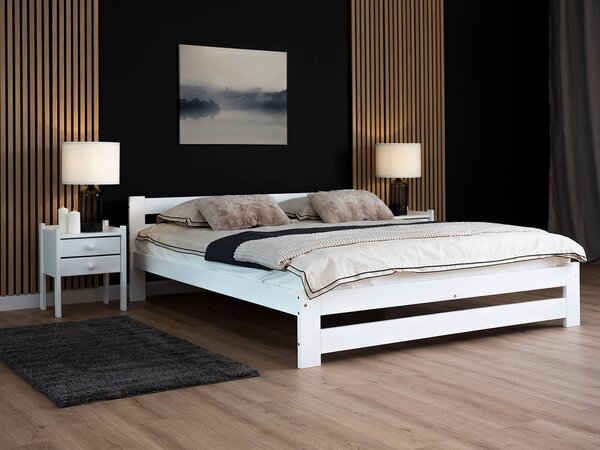 Łóżko drewniane Kada 180x200 eko białe