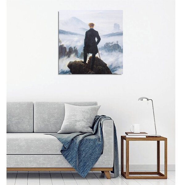 Obraz – reprodukcja 45x45 cm Caspar David Friedrich – Wallity