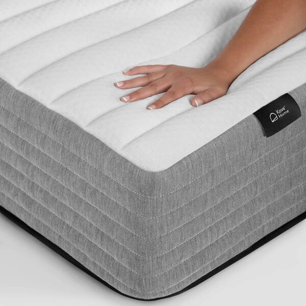 Twardy sprężynowy materac termoregulacyjny 90x200 cm Juno – Kave Home