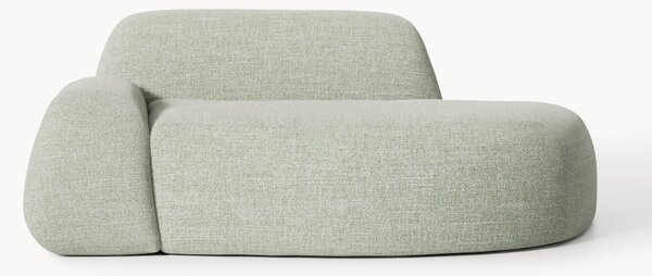 Sofa Bouclé z szezlongiem Wolke (2-osobowa)