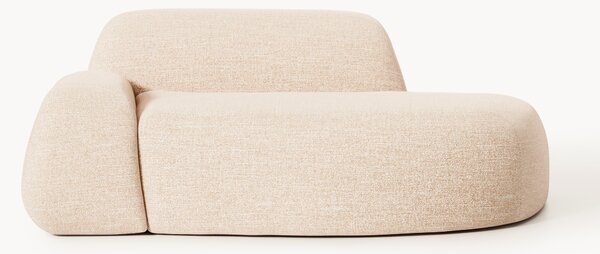 Sofa Bouclé z szezlongiem Wolke (2-osobowa)