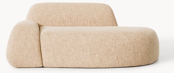 Sofa Bouclé z szezlongiem Wolke (2-osobowa)
