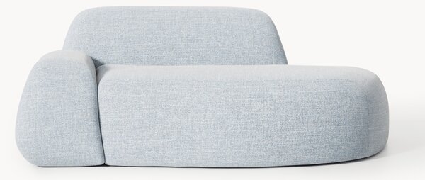 Sofa Bouclé z szezlongiem Wolke (2-osobowa)
