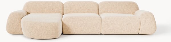 Narożna sofa modułowa Bouclé Wolke (4-osobowa)