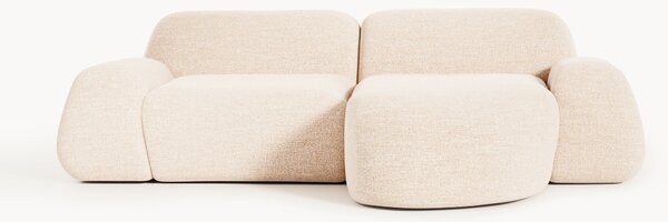Narożna sofa modułowa Bouclé Wolke (3-osobowa)