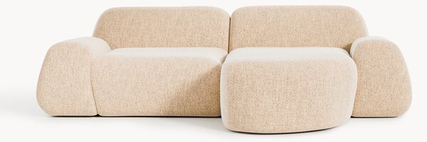 Narożna sofa modułowa Bouclé Wolke (3-osobowa)