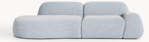 Szezlong modułowy Bouclé Wolke (3-osobowy)