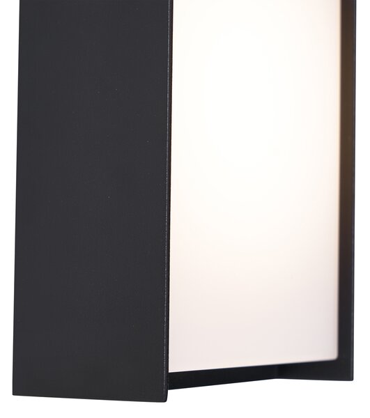 Nowoczesna lampa ścienna zewnętrzna czarna z LED IP65 - Packet