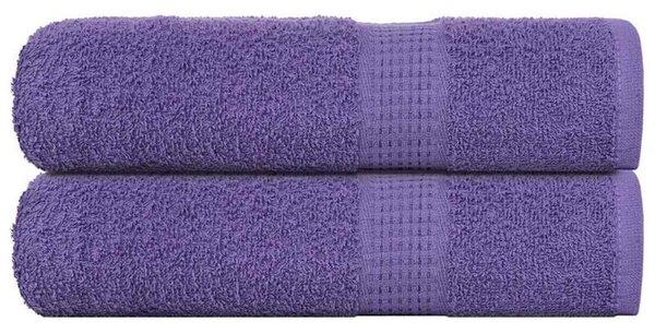 Ręczniki do rąk frogn 2 szt. fioletowe 50x100 cm 360 g/m²