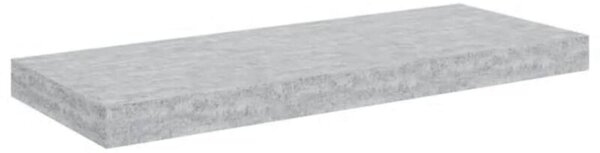 Półka ścienna, szarość betonu, 60x23,5x3,8 cm, mdf