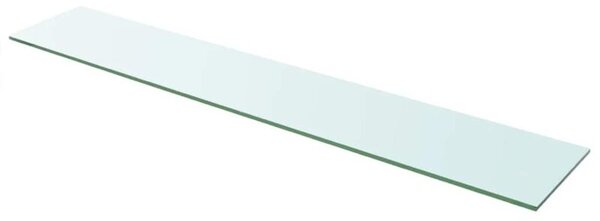 Półka szklany, bezbarwny panel, 110x20 cm