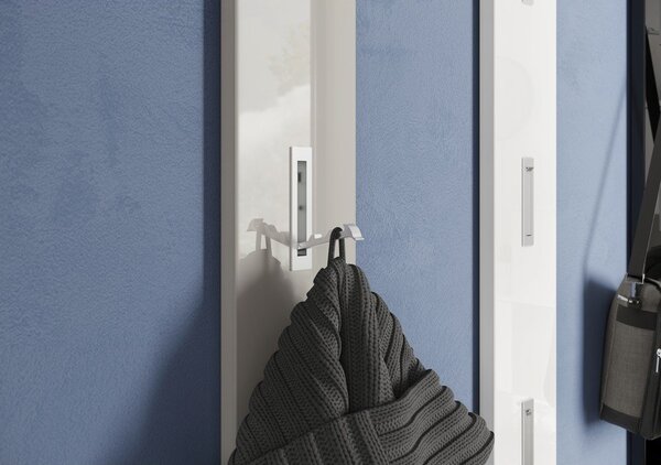 Kremowy wieszak ścienny z połyskiem 15 cm – Germania