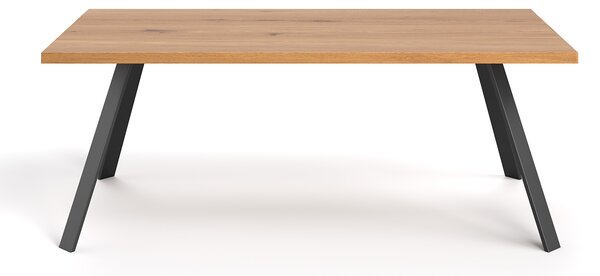 Stół Lige z naturalnego drewna Dąb 240x80 cm