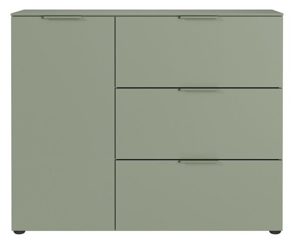 Zielona szafka z matowym wykończeniem 109x98x40 cm Savoca – Germania