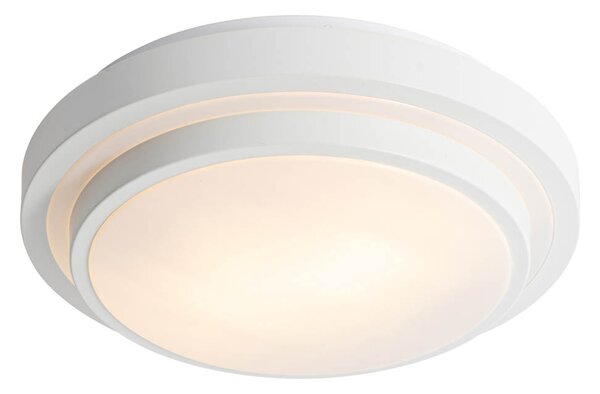 Nowoczesna lampa sufitowa biała 35 cm 2-punktowa IP44 - Walden