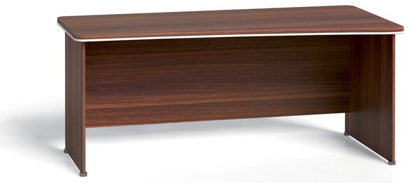 Narożne biurko ARRISTO LUX, 180x90 cm, prawe, orzech
