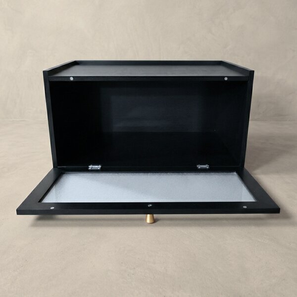 Bambusowy chlebak VITRINE, 25 x 40 x 21,5 cm