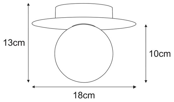 Różowa lampa sufitowa w kształcie kapelusza - 3X A677 E5-H21