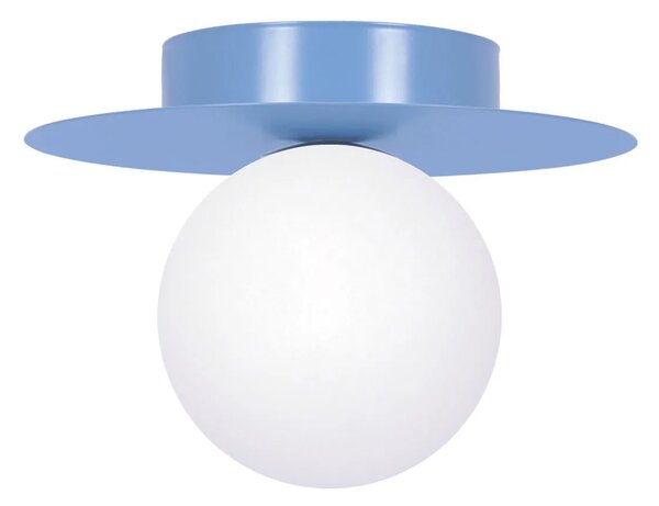 Niebieska designerska lampa sufitowa plafon - A677 P7-F69