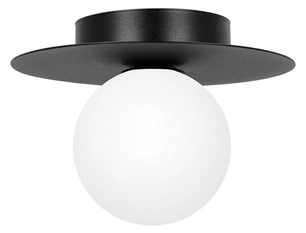 Czarna okrągła nowoczesna lampa sufitowa G1-D07