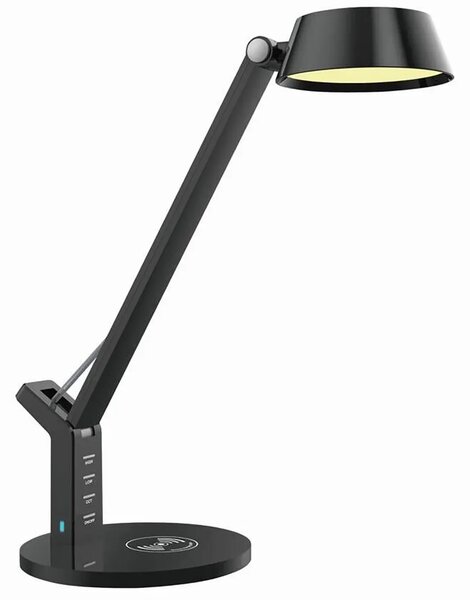 Nowoczesna dotykowa czarna lampka - A7-K37