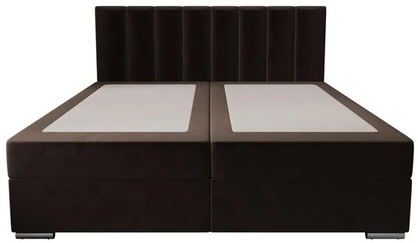 Dwuosobowe Łóżko Pluszowe Z Zagłówkiem 140X200 F2-R18