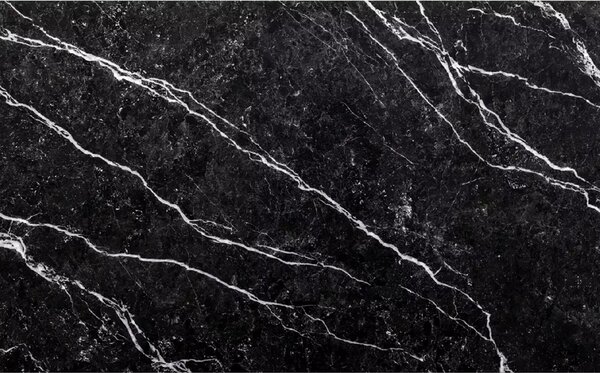 Zestaw jadalniany 1 + 4, czarny stół RAMOD 100x60 cm + niebieskie krzesło LAVA z czarnymi nogami