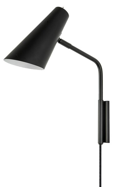 Lampa Ścienna Dyberg Larsen, Noa, czarny, salon, metal, skandynawski