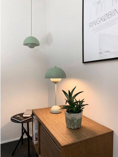 Flowerpot VP1 Lampa Wisząca Soft Green - &Tradition