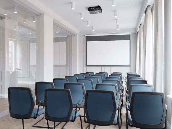 Krzesło konferencyjne na płozie Start Soft S50 tapicerowane