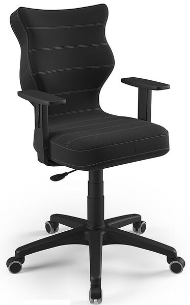 Obrotowe krzesło do biurka Duo Black rozmiar 6 (159-188 cm)
