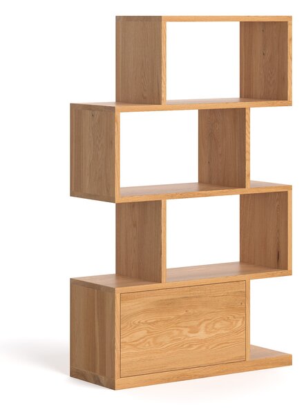 Regał drewniany Domino Dąb 80 cm