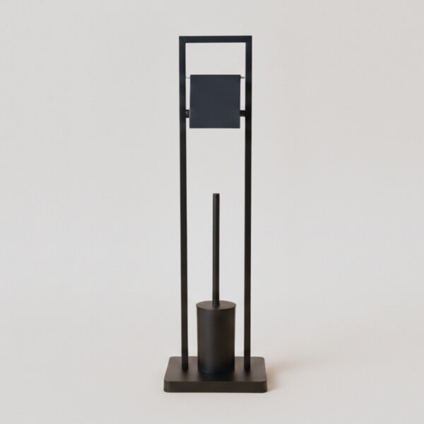 Szczotka do WC z uchwytem na papier toaletowy ARLE, 77 cm