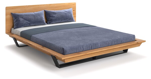 Łóżko z litego drewna Nova Slim Buk 160x200 cm Danzz