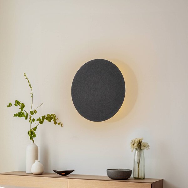 Kinkiet Lunia New TK Lighting, możliwość ściemniania, czarny, salon / jadalnia, metal