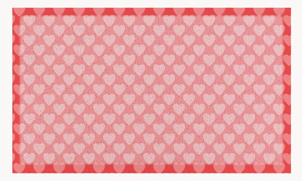 Wycieraczka Pink Heart