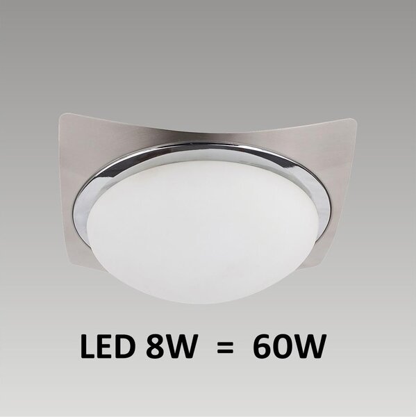 Prezent LED Lampa Plafon/Kinkiet łazienkowy LENS 1xLED/8W 170mm LED49013